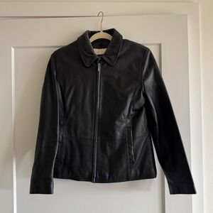 Wilsons Leather Black Jacket